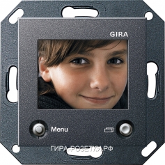 Gira S-55 Антрацит ЖКИ-дисплей цветной для внутрен